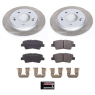 PowerStop PSBSC7904 Power Stop 17-22 Kia Niro Rear Semi-Coated Rotor Kit
