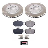PowerStop PSBSC5406 Power Stop 1995 Ford Taurus Front Semi-Coated Rotor Kit