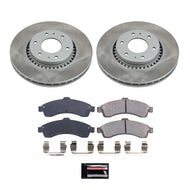 PowerStop PSBSC2061 Power Stop 2005 Saab 9-7x Front Semi-Coated Rotor Kit