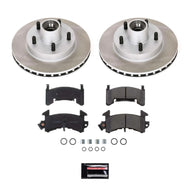 PowerStop PSBSC1482 Power Stop 82-87 Pontiac Grand Prix Front Semi-Coated Rotor Kit