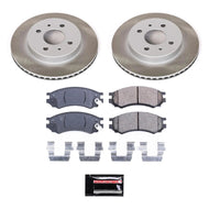 PowerStop PSBSC1515 Power Stop 93-01 Saturn SW2 Front Semi-Coated Rotor Kit