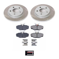 PowerStop PSBSC1298 Power Stop 93-05 Mercury Sable Rear Semi-Coated Rotor Kit