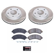 PowerStop PSBSC2004 Power Stop 97-01 Oldsmobile Bravada Front Semi-Coated Rotor Kit