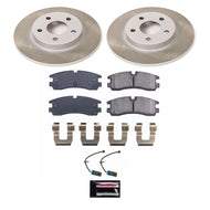 PowerStop PSBSC1567 Power Stop 98-02 Cadillac Seville Rear Semi-Coated Rotor Kit