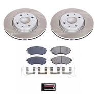 Power Stop 99-01 Hyundai Tiburon Front Semi-Coated Rotor Kit | SC1087