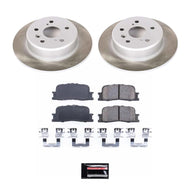 PowerStop Brake Kits - Performance Blank Power Stop 01-03 Toyota Highlander Rear Semi-Coated Rotor Kit