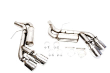 Load image into Gallery viewer, Private Label MFG Exhaust PLM Axle Back Muffler Delete Chevy Camaro V6 3.6L 2016 - 2022 Stainless Steel Quad Tips
