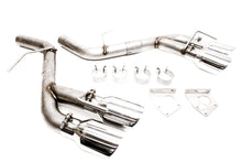 Load image into Gallery viewer, Private Label MFG Exhaust PLM Axle Back Muffler Delete Chevy Camaro V6 3.6L 2016 - 2022 Stainless Steel Quad Tips
