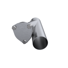 Load image into Gallery viewer, QTP Flanges QTP 2.5in Bolt-On QTEC 3 Bolt Cover Plate
