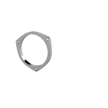 Load image into Gallery viewer, QTP Flanges QTP 4in Weld-On QTEC 3 Bolt Flange
