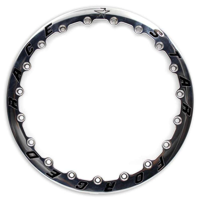 Race Star RST630-7519-1 Race Star 15in. Forged Pro Bead-Loc Ring 19-Hole (Single) - Polished