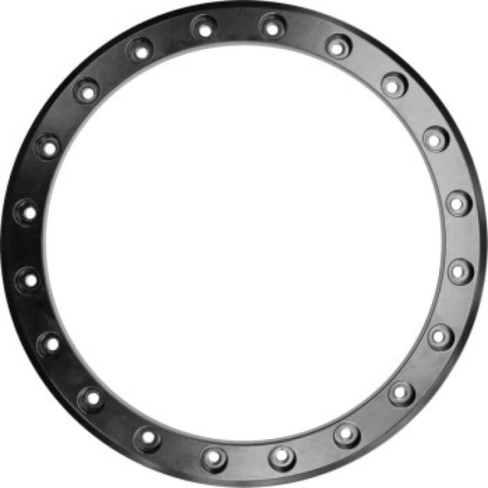 Raceline RCLRBL-17B-A14-RING-24 Raceline Beadlock Ring - Alpha -24in - 16 Hole - 10mm - Black