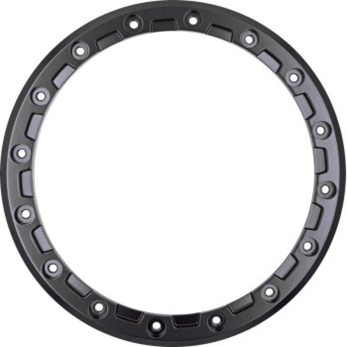 Raceline RCLRBL-15B-A93-RING-16 Raceline Beadlock Ring - Podium -15in - 16 Hole - 10mm - Black