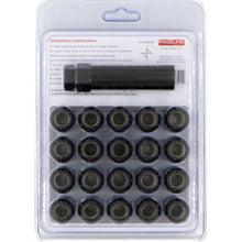 Load image into Gallery viewer, Raceline Lug Nuts Raceline Spline Lug Nut Kit with Spline Key 12 x 1.5 - 20 Pack - Black
