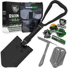 Load image into Gallery viewer, Rhino USA Camping Equipment Rhino USA Folding Recovery Shovel W/Pick
