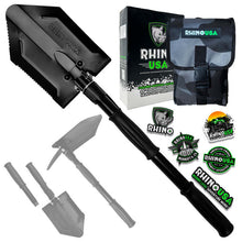 Load image into Gallery viewer, Rhino USA Camping Equipment Rhino USA Straight Handle Recovery Shovel W/Pick
