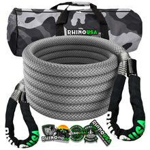 Load image into Gallery viewer, Rhino USA Cargo Tie-Downs Rhino USA Kinetic Energy Recovery Rope (7/8In X 20Ft) Gray
