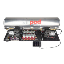 Load image into Gallery viewer, Ridetech Air Compressor Systems Ridetech RidePro E5 Air Ride Control System 5Gal Dual Compressor AirPod Hi-Flow Big Red 3/8in Valves
