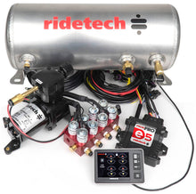 Load image into Gallery viewer, Ridetech RID30534000 Ridetech RidePro E5 Air Ride Suspension Control System 3 Gallon Single Compressor 1/4in Valves
