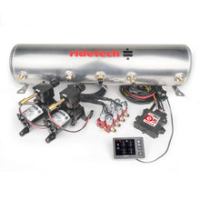 Load image into Gallery viewer, Ridetech RID30534100 Ridetech RidePro E5 Air Ride Suspension Control System 5 Gallon Dual Compressor 1/4in Valves
