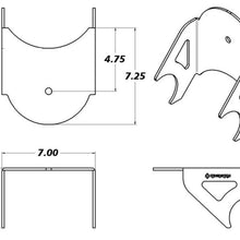 Load image into Gallery viewer, Ridetech Shock Mounts &amp; Camber Plates Ridetech Dropped Lower Weld-On Air Spring Axle Bracket (Uncoated)
