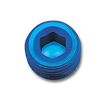 Load image into Gallery viewer, Russell Fittings Russell Performance 3/8in Allen Socket Pipe Plug (Blue)
