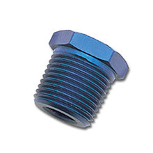 Load image into Gallery viewer, Russell Fittings Russell Performance 3/8in Male to 1/8in Female Pipe Bushing Reducer (Blue)
