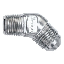 Load image into Gallery viewer, Russell Fittings Russell Performance -3 AN to 1/8in 45 Degree Flare
