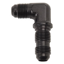 Load image into Gallery viewer, Russell Fittings Russell Performance -6 AN 90 Degree Flare Bulkhead (Black)
