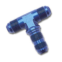 Load image into Gallery viewer, Russell Fittings Russell Performance -6 AN Flare Bulkhead Tee Fitting (Blue)
