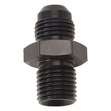 Load image into Gallery viewer, Russell Fittings Russell Performance -6 AN Flare to 16mm x 1.5 Metric Thread Adapter (Black)
