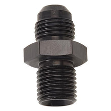 Load image into Gallery viewer, Russell Fittings Russell Performance -6 AN Flare to 16mm x 1.5 Metric Thread Adapter (Black)
