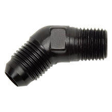 Load image into Gallery viewer, Russell Fittings Russell Performance -6 AN to 3/8in NPT 45 Degree Flare to Pipe Adapter
