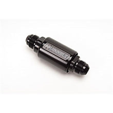 Load image into Gallery viewer, Russell Fuel Filters Russell Performance Black Anodized (3-1/4in Length 1-1/4in dia. -8 male inlet/outlet)
