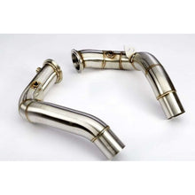Load image into Gallery viewer, VRSF Exhaust > Downpipe ### Engine > Exhaust > Downpipe VRSF 3″ Stainless Steel Race Downpipes 2011 – 2018 BMW M5 &amp; M6 S63
