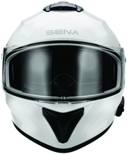 Load image into Gallery viewer, Sena Technologies Helmets and Accessories Sena Technologies Outforce Full Face Bluetooth Helmet Glossy White - Small
