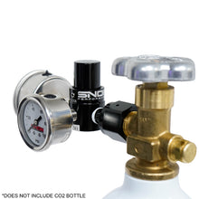 Load image into Gallery viewer, Snow Performance Nitrous Controllers Snow Performance Billet Fixed (100PSI) CO2 Regulator w/Gauges
