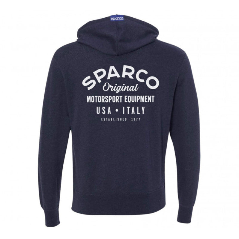 SPARCO SPASP04800BM4XL Sparco Sweatshirt ZIP Garage NVY - XL