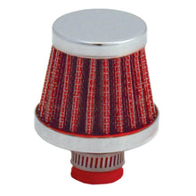 Load image into Gallery viewer, Spectre Engine Breather Filters Spectre Breather Filter 10mm Flange / 2in. OD / 1-3/4in. Height - Red
