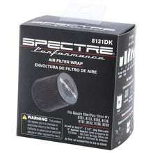 Load image into Gallery viewer, Spectre Pre-Filters Spectre Universal Pre-Filter Wrap 6in. x 6.125in. - Black
