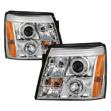 Load image into Gallery viewer, Spyder Auto Headlight Set Spyder Auto 5037930 (Spyder Signature) Projector Headlights - LED Halo - DRL - Chrome
