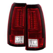 Load image into Gallery viewer, Spyder Auto Uncategorized Spyder Auto SPYDER VERSION 2 RED CLEAR TAIL LIGHTS  03-06 SILVERADO 1500/2500/ 2007 SILVERADO CLASSIC 5081926
