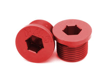 Load image into Gallery viewer, Billet Oil Thermostat Accessories for N54 N55 S55 BMW Other Parts Burger Motorsports, Inc. Red Thermostat Caps (pair) - $29.00
