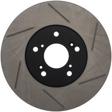 Load image into Gallery viewer, Stoptech Brake Rotors - Slotted StopTech Power Slot Slotted 99-08 Acura TL (STD Caliper) / 01-03 CL / 04-09 TSX Front Left Rotor
