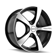 Touren Wheels - Cast Touren 3190 TR9 16x7 / 4x100/114.3 BP / 42mm Offset / 67.1mm Hub Gloss Black Machined Wheel