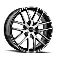 Touren Wheels - Cast Touren 3260 TR60 17x7.5 / 5x108/114.3 BP / 42mm Offset / 72.62mm Hub Gloss Black Machined Wheel