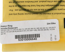 Load image into Gallery viewer, Vertex Pistons VEP53010006640 Vertex Piston 00-05 KTM 250 EXC 250cc Replacement Rings - Single
