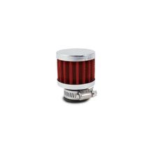 Load image into Gallery viewer, Vibrant Air Filters - Universal Fit Vibrant Crankcase Breather Filter w/ Chrome Cap 2 1/8in 55mm Cone ODx2 5/8in 68mm Tallx3/8in 9mm ID
