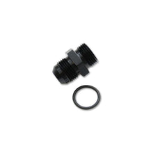 Load image into Gallery viewer, Vibrant Fittings Vibrant -6AN Flare to AN Straight Cut Thread (7/16-20) with O-Ring Adapter Fitting
