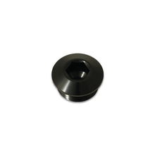 Load image into Gallery viewer, Vibrant Fittings Vibrant Aluminum -8AN ORB Slimline Port Plug w/O-Ring - Anodized Black

